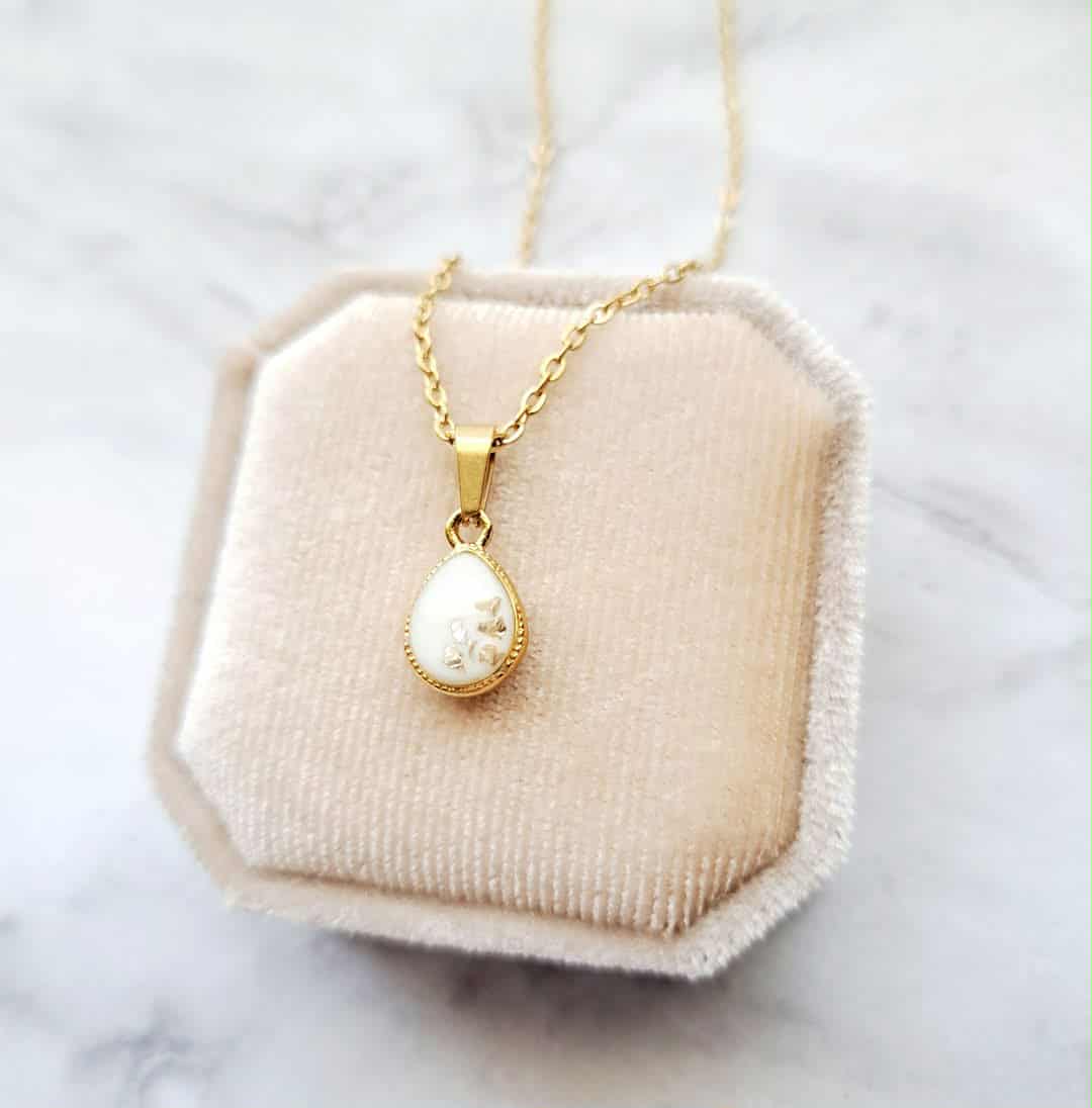 Round and Teardrop Necklaces