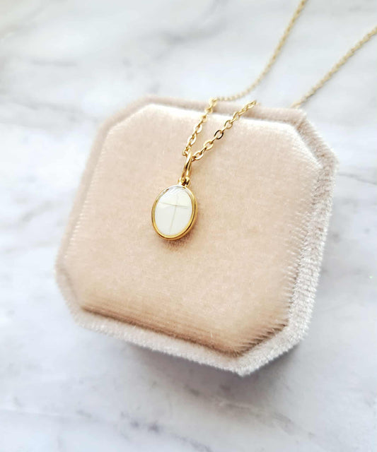 Round and Teardrop Necklaces