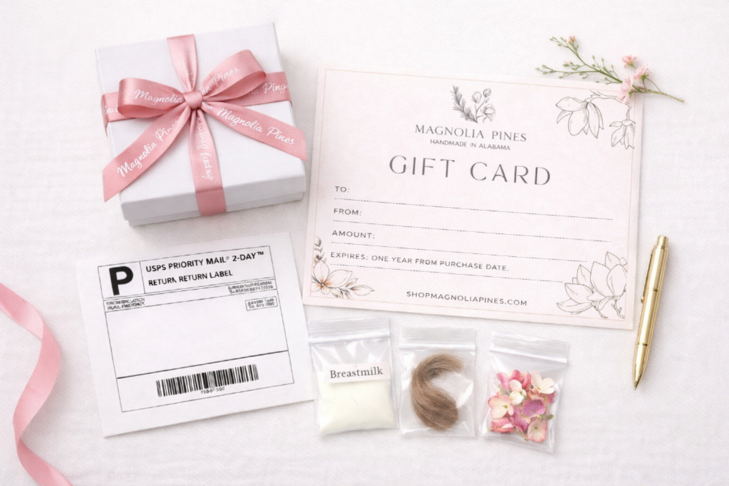 Mother's Day READY TO GIFT, Gift Certificate Box for 1 Jewelry piece